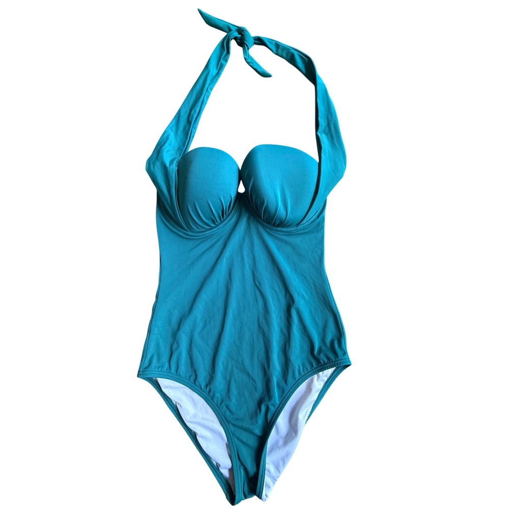 Victoria's Secret Forever Sexy Convertible Halter One-Piece Swimsuit 6 D cup - Picture 2 of 5
